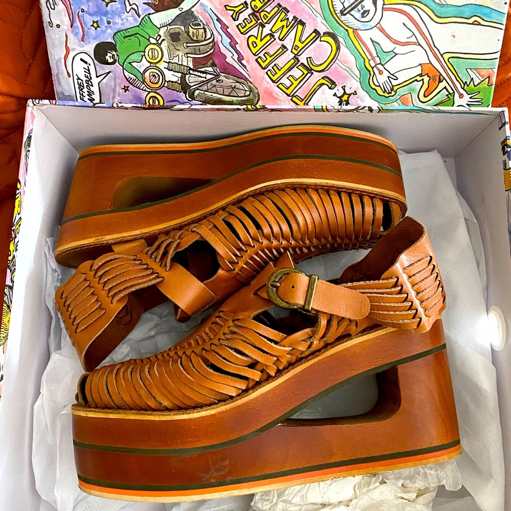 Rare! Free people x Jeffrey Campbell sandals